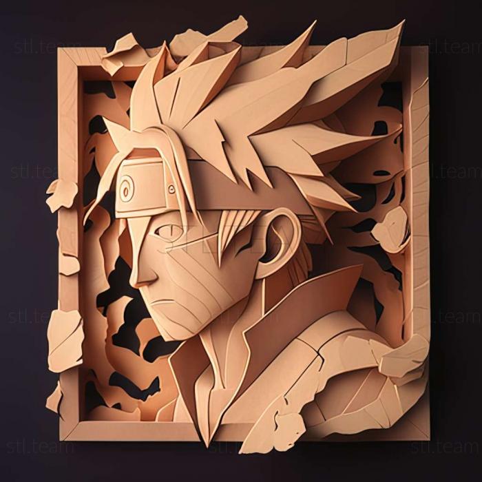 3D model Naruto Masashi Kishimoto (STL)